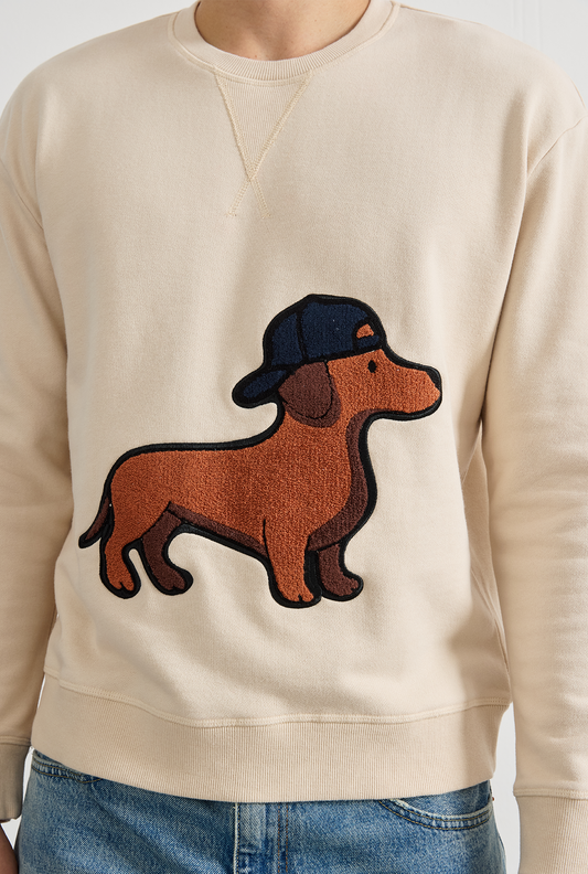 DOG SWEATSHIRT - Oatmeal (2)